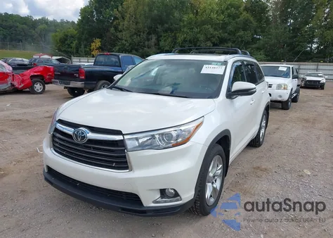 2015 Toyota Highlander Limited Platinum V6 z USA, uszkodzony, nr VIN 5TDDKRFH1FS157068